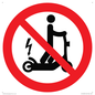 PV15293: No e-scooters symbol only