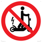 PV15293: No e-scooters symbol only