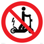 PV15293: No e-scooters symbol only