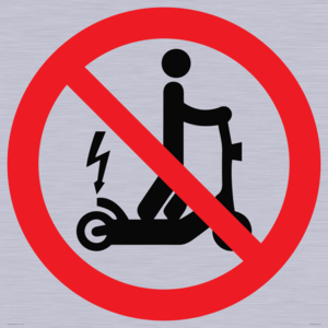 PV15293: No e-scooters symbol only