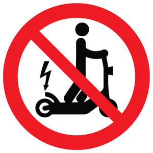 PV15293: No e-scooters symbol only