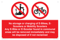 PV15295: No storage or charging of E-Bikes, E-Scooters, Mobility Scooters
