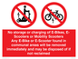 PV15295: No storage or charging of E-Bikes, E-Scooters, Mobility Scooters