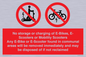 PV15295: No storage or charging of E-Bikes, E-Scooters, Mobility Scooters