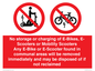 PV15295: No storage or charging of E-Bikes, E-Scooters, Mobility Scooters