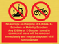 PV15295: No storage or charging of E-Bikes, E-Scooters, Mobility Scooters