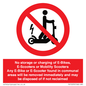PV15295: No storage or charging of E-Bikes, E-Scooters, Mobility Scooters