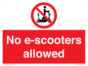 PV15300: No e-scooters allowed