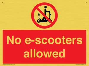 PV15300: No e-scooters allowed