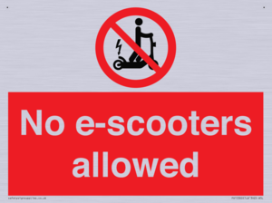 PV15300: No e-scooters allowed