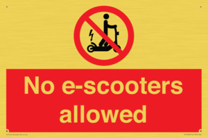 PV15300: No e-scooters allowed