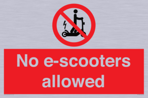PV15300: No e-scooters allowed