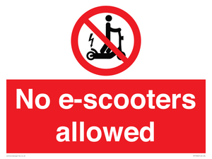 PV15300: No e-scooters allowed