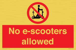 PV15300: No e-scooters allowed