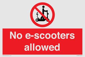 PV15300: No e-scooters allowed