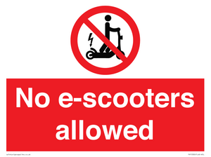 PV15300: No e-scooters allowed