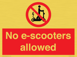 PV15300: No e-scooters allowed