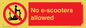 PV15300: No e-scooters allowed