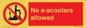 PV15300: No e-scooters allowed