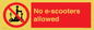 PV15300: No e-scooters allowed