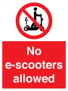 PV15300: No e-scooters allowed