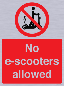 PV15300: No e-scooters allowed