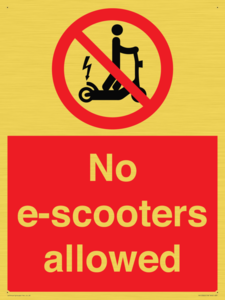 PV15300: No e-scooters allowed