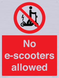 PV15300: No e-scooters allowed