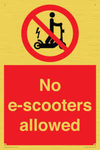 PV15300: No e-scooters allowed