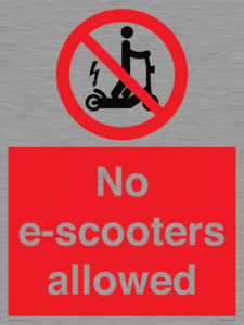 PV15300: No e-scooters allowed