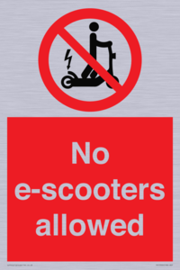PV15300: No e-scooters allowed