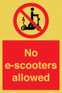 PV15300: No e-scooters allowed