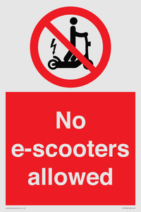 PV15300: No e-scooters allowed