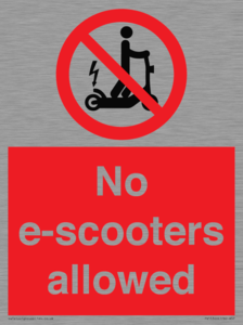 PV15300: No e-scooters allowed
