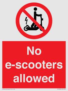 PV15300: No e-scooters allowed