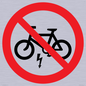 PV15309: P946 Prohibition: No electric bikes symbol only