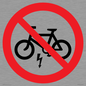 PV15309: P946 Prohibition: No electric bikes symbol only