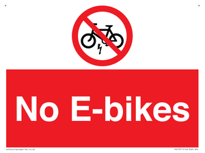 PV15311: No E-bikes