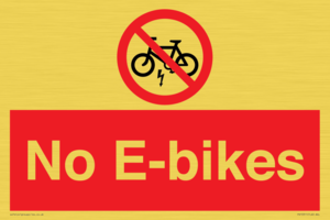 PV15311: No E-bikes