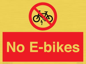 PV15311: No E-bikes