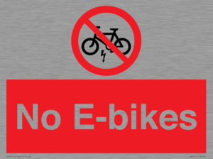 PV15311: No E-bikes
