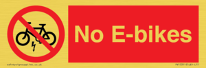 PV15311: No E-bikes