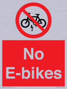 PV15311: No E-bikes