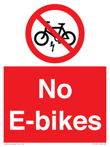 PV15311: No E-bikes