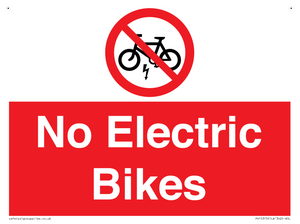 PV15313: No Electric Bikes