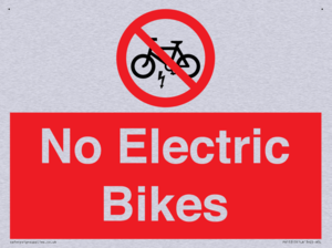 PV15313: No Electric Bikes
