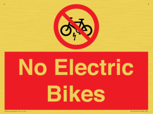 PV15313: No Electric Bikes