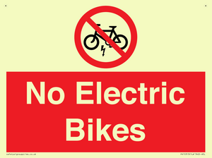 PV15313: No Electric Bikes