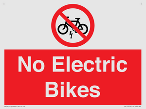 PV15313: No Electric Bikes