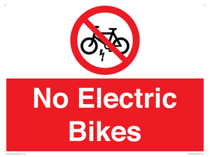 PV15313: No Electric Bikes